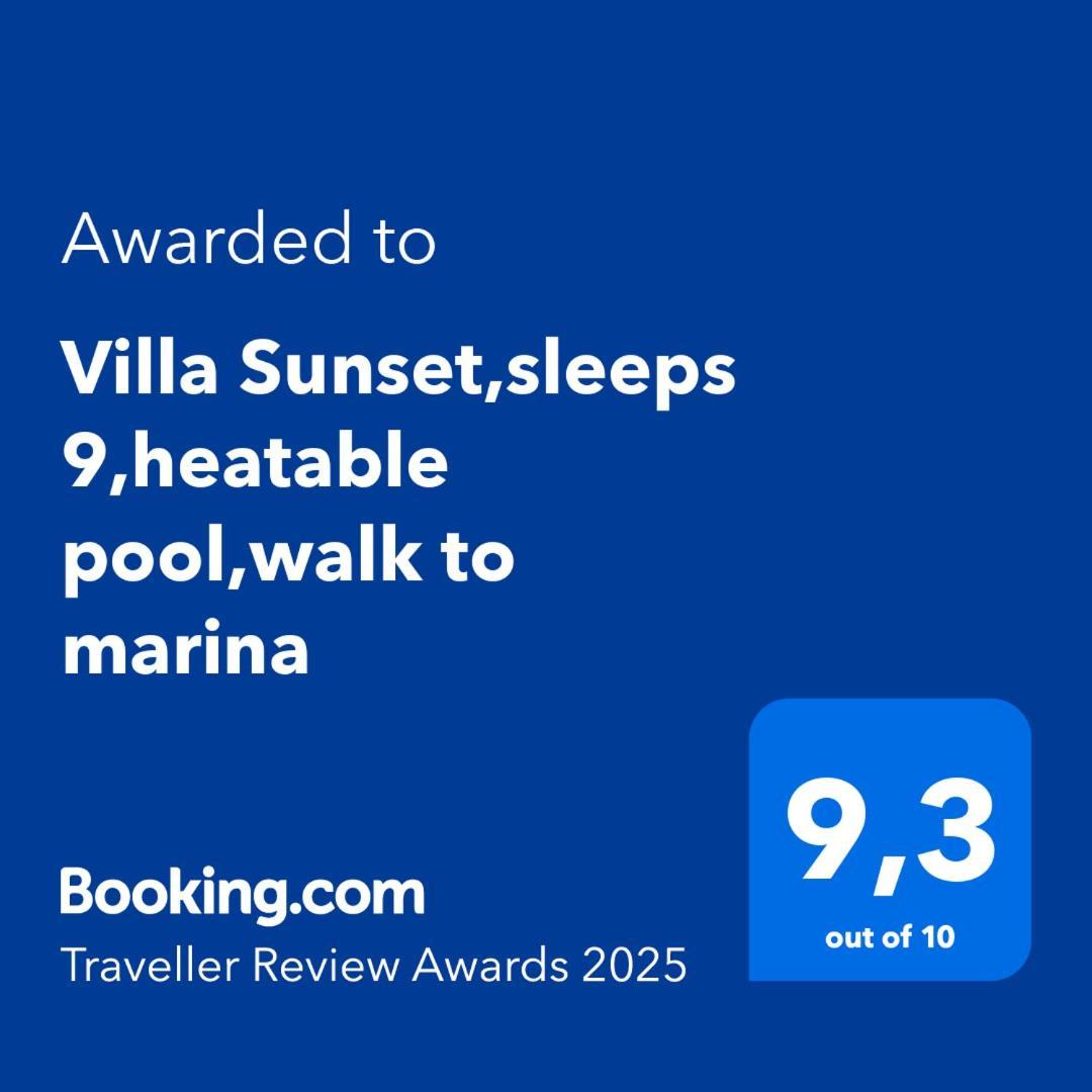 Villa Sunset,Sleeps 9,Heatable Pool,Walk To Marina Vilamoura Buitenkant foto